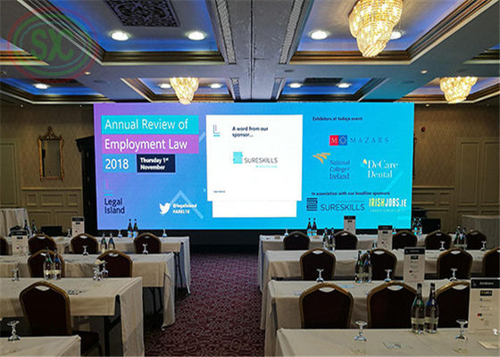 낮은 소비로 LED 벽 P3, P391, P4.81 학술 회의용 LED 화면