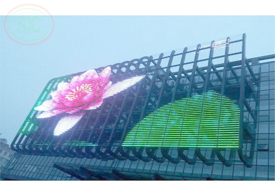방수 가시적인 실내 G3.91-7.82 투명한 LED 디스플레이 LED 벽 LED 광고판