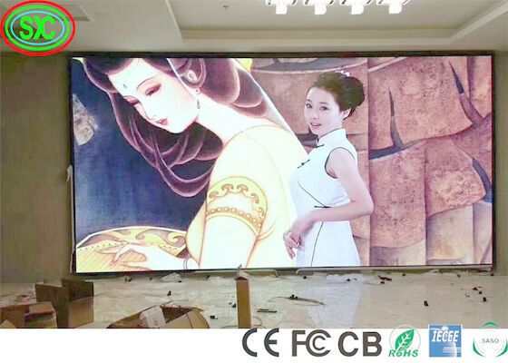 P3.91 실내 무대 전체 색상 렌터 LED 디스플레이 고급 다이?? 알루미늄 캐비닛 배경 화면 무대 LED 화면