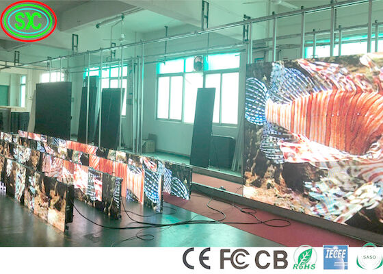 P3.91 1R1G1B SMD2121 실내 스테이지 LED 디스플레이 65410 점 / Sqm 풀 컬러 LED 디스플레이 화면