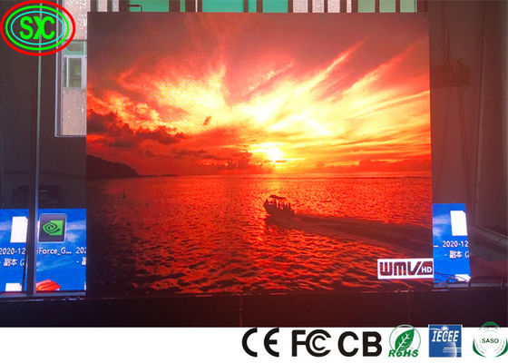 실내 P3 풀 컬러 스테이지 LED 디스플레이 SMD2121 밀폐 철 케이스