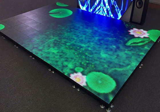 LED 댄스 플로어 결혼식 댄스 플로어 이벤트 파티용 자석 3D LED 풀 컬러 패널