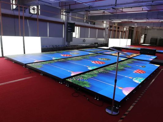 LED 댄스 플로어 결혼식 댄스 플로어 이벤트 파티용 자석 3D LED 풀 컬러 패널