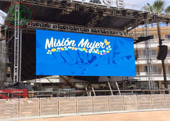 힐링 시리즈 야외 LED 디스플레이 P6 임대 LED 표지판 축구 경기를 재생