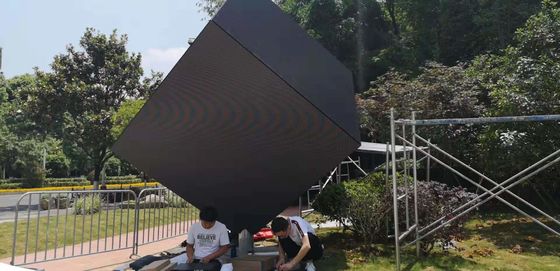 실내외 6면 SMD3535 2000nits LED 비디오 벽 P3.91mm DJ 스테이지