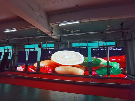 P2.5 전체 컬러 LED 비디오 벽 패널 160x160mm 실내 임대 디스플레이