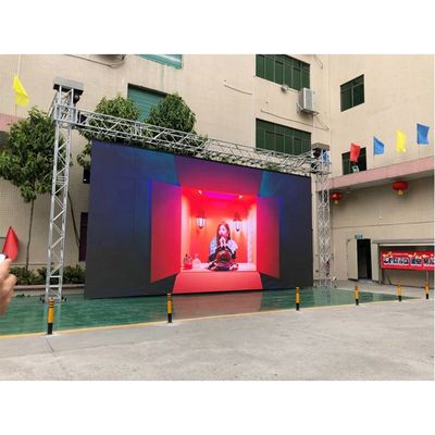 야외 풀 컬러 방수 P3.91 이벤트 무대 배경용 전자 LED 렌터 스크린