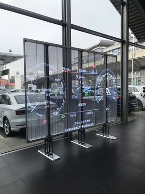 상업용 1R1G1B 투명한 LED TV 화면 1000mmx1000mm 케이스 크기