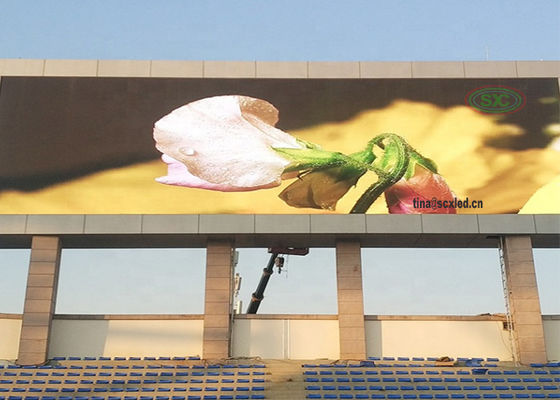 야외 풀 컬러 고품질 P8 고정 설치 광고 LED 게시판 화면