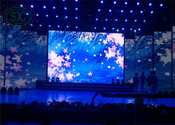 전체 색상 야외 실내 정면 유지 관리 LED 디스플레이 임대 LED 화면 P2 LED 벽