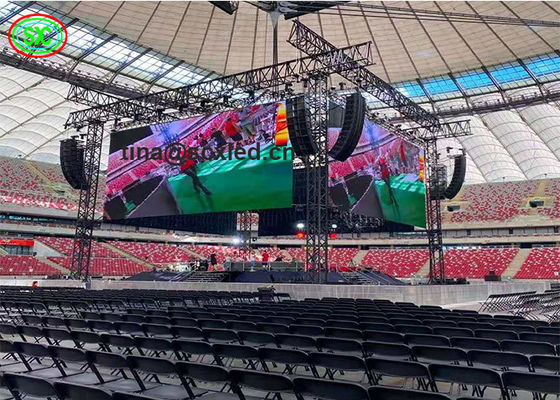 실내외용 SMD 풀 컬러 P4.81 스테이지 LED 렌터 스크린 콘서트용 판타라 비디오 벽 패널 500x500mm