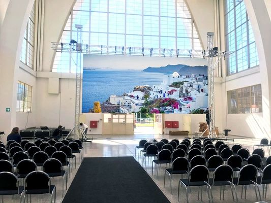 P6 SMD 풀 컬러 LED 디스플레이 6mm 픽셀 6000cd/m2 밝기