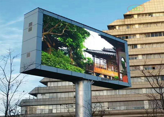 야외 고 밝기 풀 컬러 P10 광고 LED 디스플레이 화면 패널 광고판