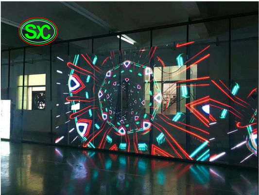 SMD 2121 투명한 LED 패널 투명한 LED 화면 에피스타 칩 높은 가시성