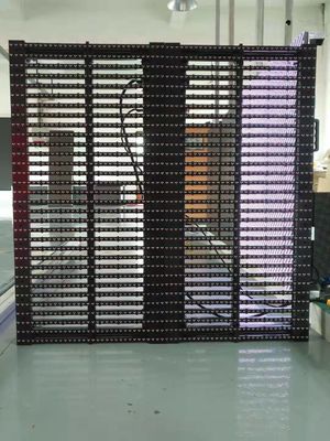 P3.91-7.82 풀 컬러 투명 LED 스크린 (유리 커튼월용)