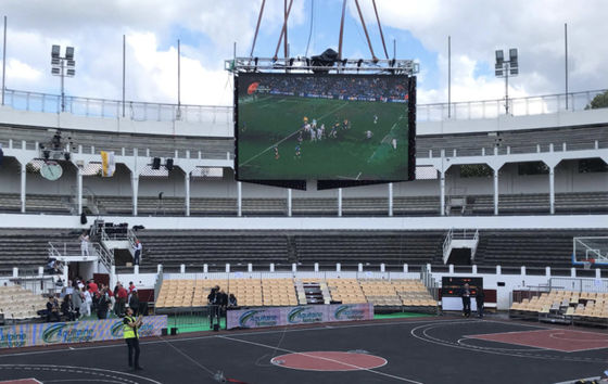 야외 풀 컬러 높은 밝기 큰 LED 화면 P5 640*640mm 고정 광고 LED 게시판