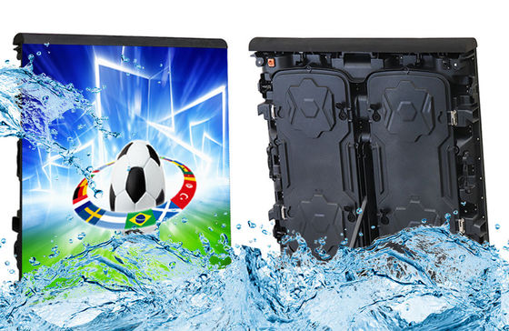 야외 풀 컬러 P10 SMD 상업 광고 축구 경기장 둘레 LED 디스플레이 스크린