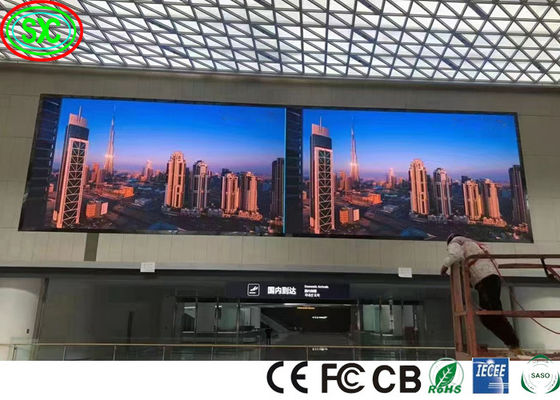 실내 풀 컬러 HD 디스플레이 P2 P2.5 P3 P4 고해상도 고정 설치 LED 비디오 벽 패널 LED 무대 배경 화면