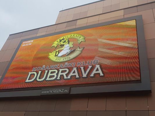 지도된 풀 컬러 P10를 광-고해서 스크린 단계/스포츠 경기장 득점판 기치를 까십시오