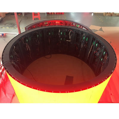 P3.91mm 풀 컬러 야외 360° 컬럼 구리 LED 디스플레이 스크린