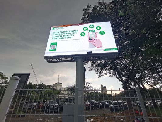 SCX LED P10 야외 풀 컬러 LED 디스플레이 패널 960*960mm 고화질의 고정 설치를 위해
