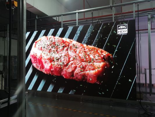 P4 실내 풀 컬러 LED 스크린 512x512mm 패스트 잠금 라이트 얇은 LED 캐비닛 패널