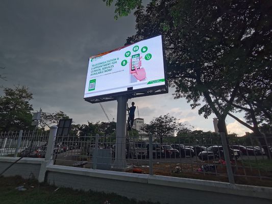 SCX LED IP65 높은 밝기 P10 SMD 고정된 야외 전색 광고 LED 디스플레이 야외 광고 요구 사항