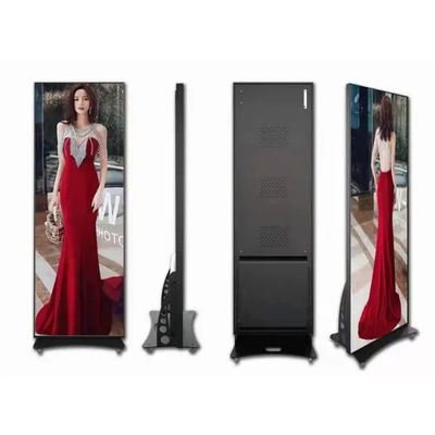 실내 P2.5 풀 컬러 미러 LED 디스플레이 무선 USB 4G 스마트 컨트롤 포스터