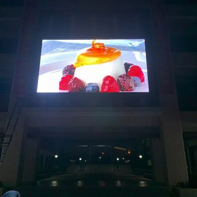 가볍고 야외 풀 컬러 LED 디스플레이 P10 광고 및 이벤트용 단순 구조와 높은 밝기로