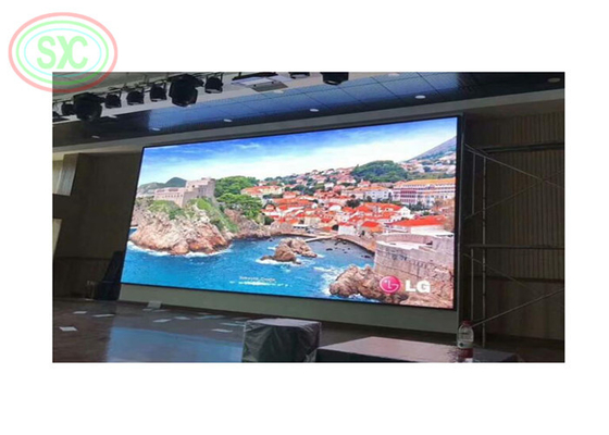 실내 P6 LED 디스플레이 철강 캐비닛 LED 패널 4k 고해상도 LED 화면