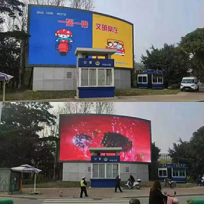 좋은 가격 고화질 곡선 LED 비디오 벽 스크린 500x500mm P3.91 P4.81 실내 실외 유연한 LED 스크린 패널 온라인으로