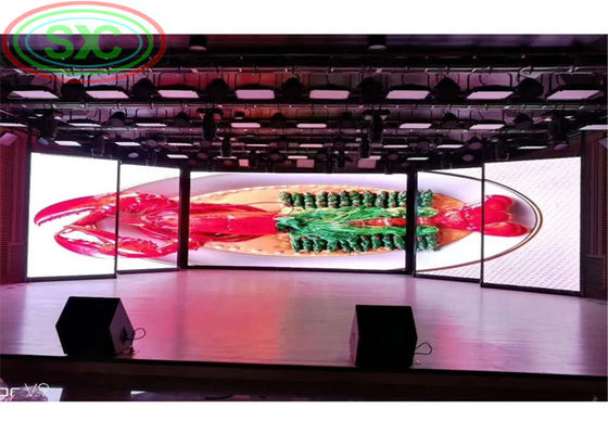 140도 이상의 넓은 시야 각과 실내 광고에 대한 긴 LED 수명을 제공하는 실내 풀 컬러 LED 디스플레이