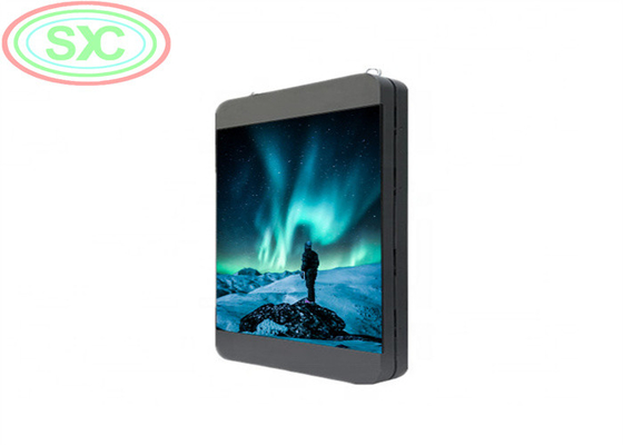 램프 기둥 LED 표지판 2면 LED 광고판 보기 거리 6 미터 야외 LED 화면