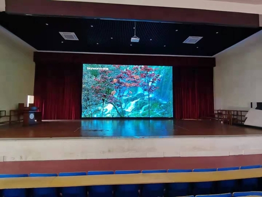 벽에 장착된 설치와 간편한 유지보수를 위한 전면 전면 서비스 실내 전색 LED 디스플레이