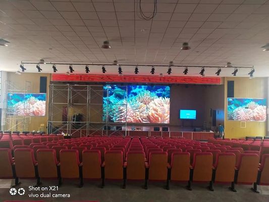 좋은 가격 실내 P4.81 높은 새로 고침 풀 컬러 스드 led tv 광고 비디오 월 500*500mm 500*1000mm 임대 국무는 디스플레이를 이끌었습니다 온라인으로
