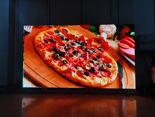 P2 실내 풀 컬러 LED 디스플레이 512x512mm 다이 캐스팅 알루미늄 패널 고해상도 LED 비디오 벽 화면