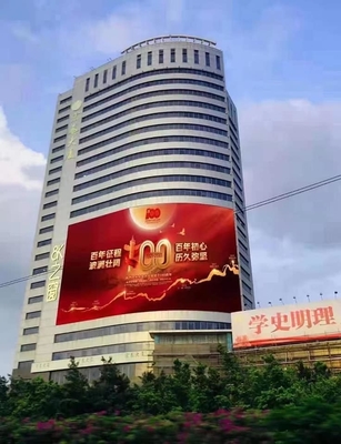 새로운 디자인 P10 주도하는 패널 풀 컬러 빌보드 야외 고정 화면은 광고 방송 디스플레이를 이끌었습니다