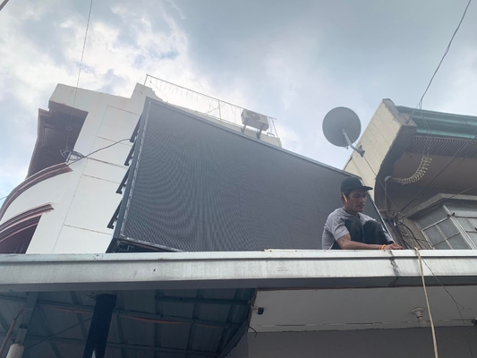 고급 품질 야외 p6 192*192mm 풀 컬러 고정 설치 HD는 주도하는 화면을 광고하는 디스플레이 방수 상자를 이끌었습니다