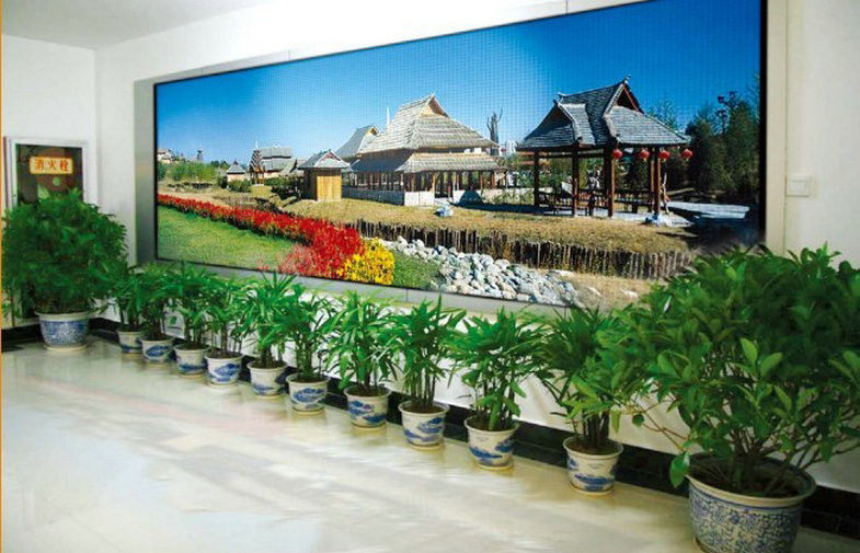 가동 가능한 실내 풀 컬러 발광 다이오드 표시, SMD 경량 P4에 의하여 지도되는 커튼 전시