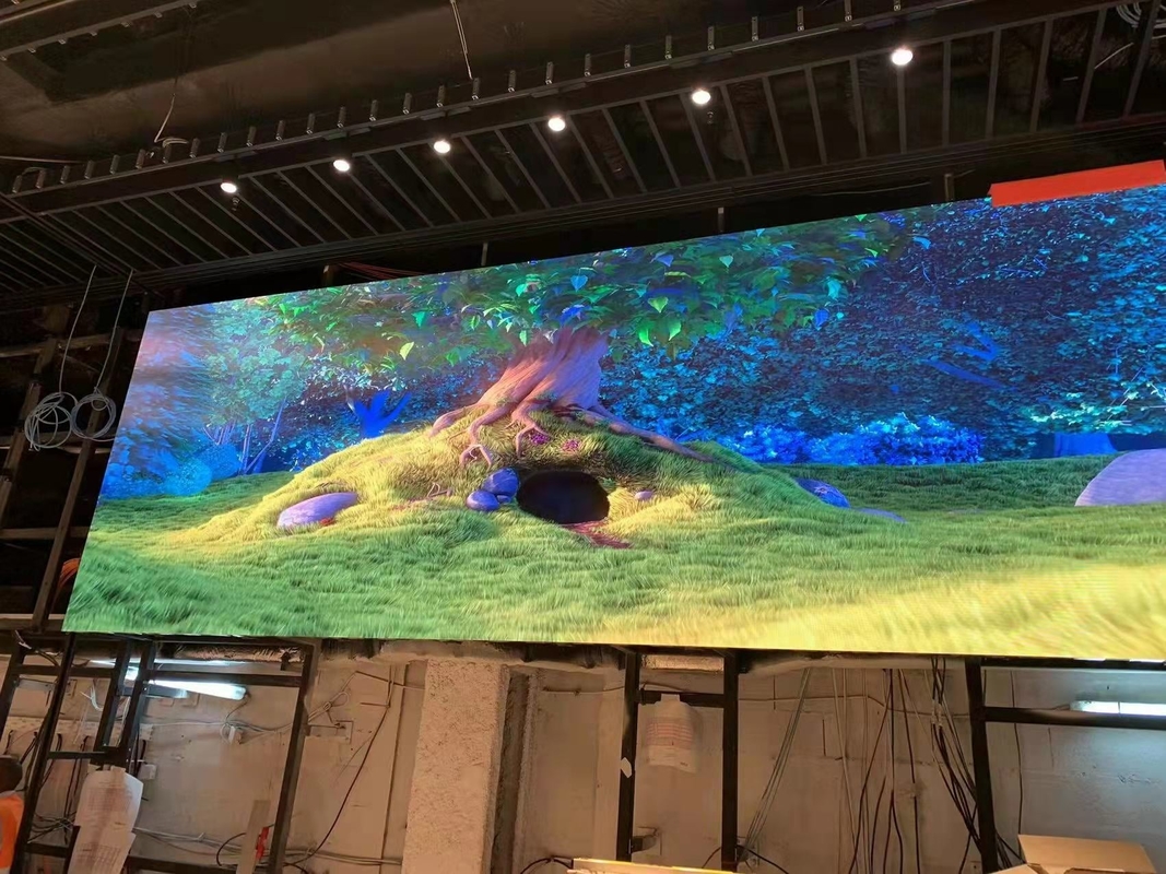 GOB 파인 피치 P1.875 P2.5 LED 화면 비디오 벽 실내 8K 풀 컬러