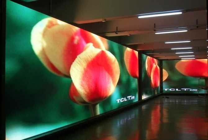 풀 컬러 실내 LED 디스플레이 스크린 P3 111111dots / sqm LED 비디오 월 스크린