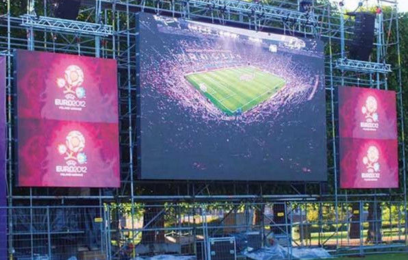 광고 밝기 6000k LED 비디오 디스플레이 패널 1r1g1b 10mm 픽셀 피치 LED 비디오 디스플레이 패널