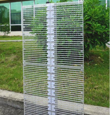 풀 컬러 튜브 칩 투명 LED 패널 SMD2121 사용자 정의 화면 크기