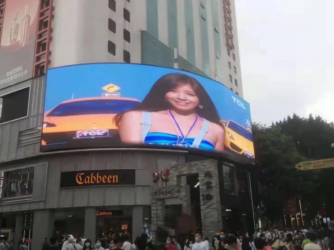 SMD 풀 컬러 LED 디스플레이 보드 P6 P8 P10 밝기 스틸 캐비닛 LED 디스플레이 화면