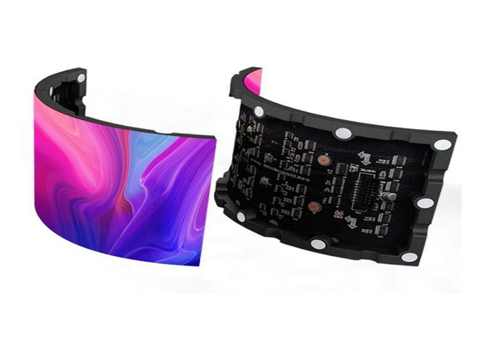 P3.91 커브한 실내 임대 LED 디스플레이 화면 고해상도 LED 비디오 벽