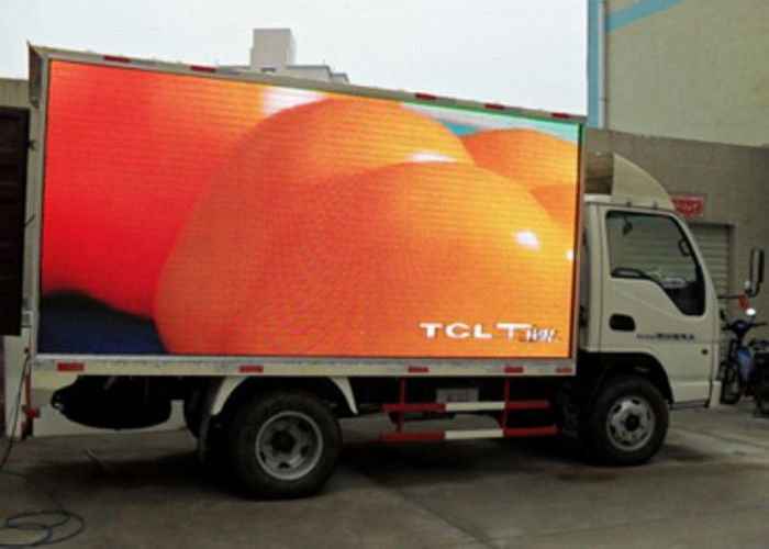 1R1G1B P10 모바일 트럭 LED 디스플레이 야외 전색 광고 트레일러 표지판
