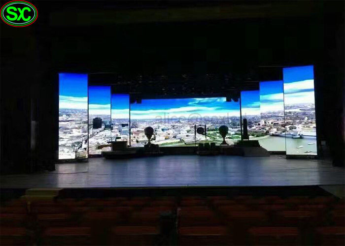 P3.91 단계 배경을 위한 실내 최고 호리호리한 임대료 발광 다이오드 표시