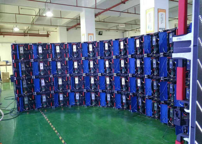 SMD2121 P2.5 표준 500x500mm 주사형 알루미늄 캐비닛 실내 풀 컬러 하닝 LED 디스플레이