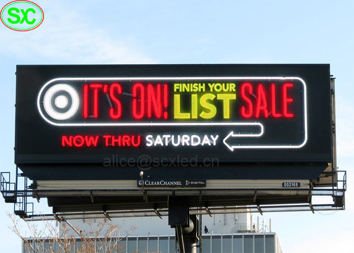 극단적 가는 RGB P6 P8 IP65는 3-*Year 보증으로 광고 빌보드를 주도했습니다