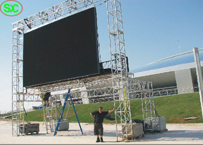 발광 다이오드 표시를 거는 가동 가능한 P4.81 풀 컬러는, 임대 얇은 전시회 스크린을 지도했습니다